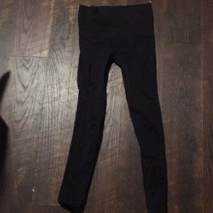 Spanx ribbed leggings